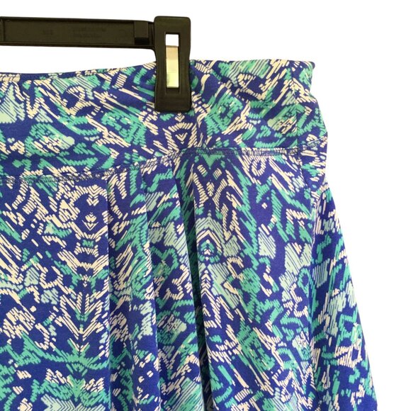 Title Nine Breeze Skirt Blue Teal White Geometric Print Women’s Size XL Active - Picture 3 of 9